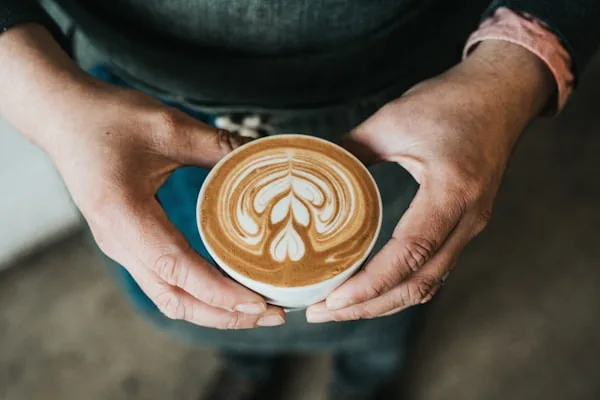 Tasses de café latte art
